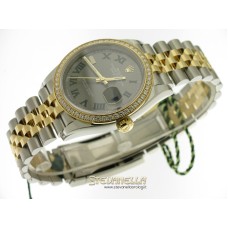 Rolex Datejust 36mm ref. 126283RBR-0021 Jubilee acciaio oro giallo 18kt Wimbledon nuovo